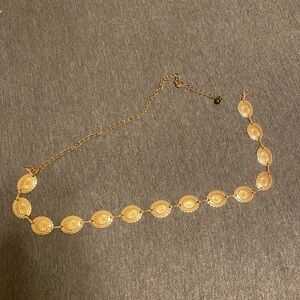 Gold Floral Medallion Belt